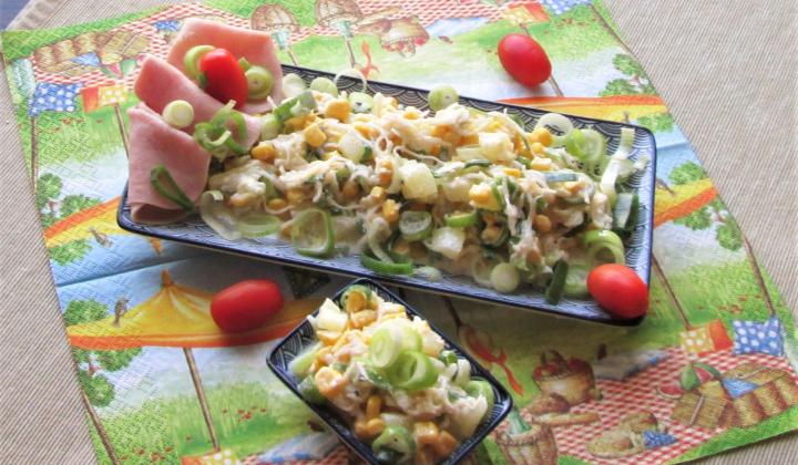 Jak připravit rychlý celerový salát s ananasem a kukuřicí | recept Jak připravit rychlý celerový salát s ananasem a kukuřicí | recept