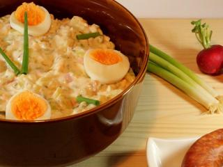 Jak připravit vlašský salát s vejci | retro recept